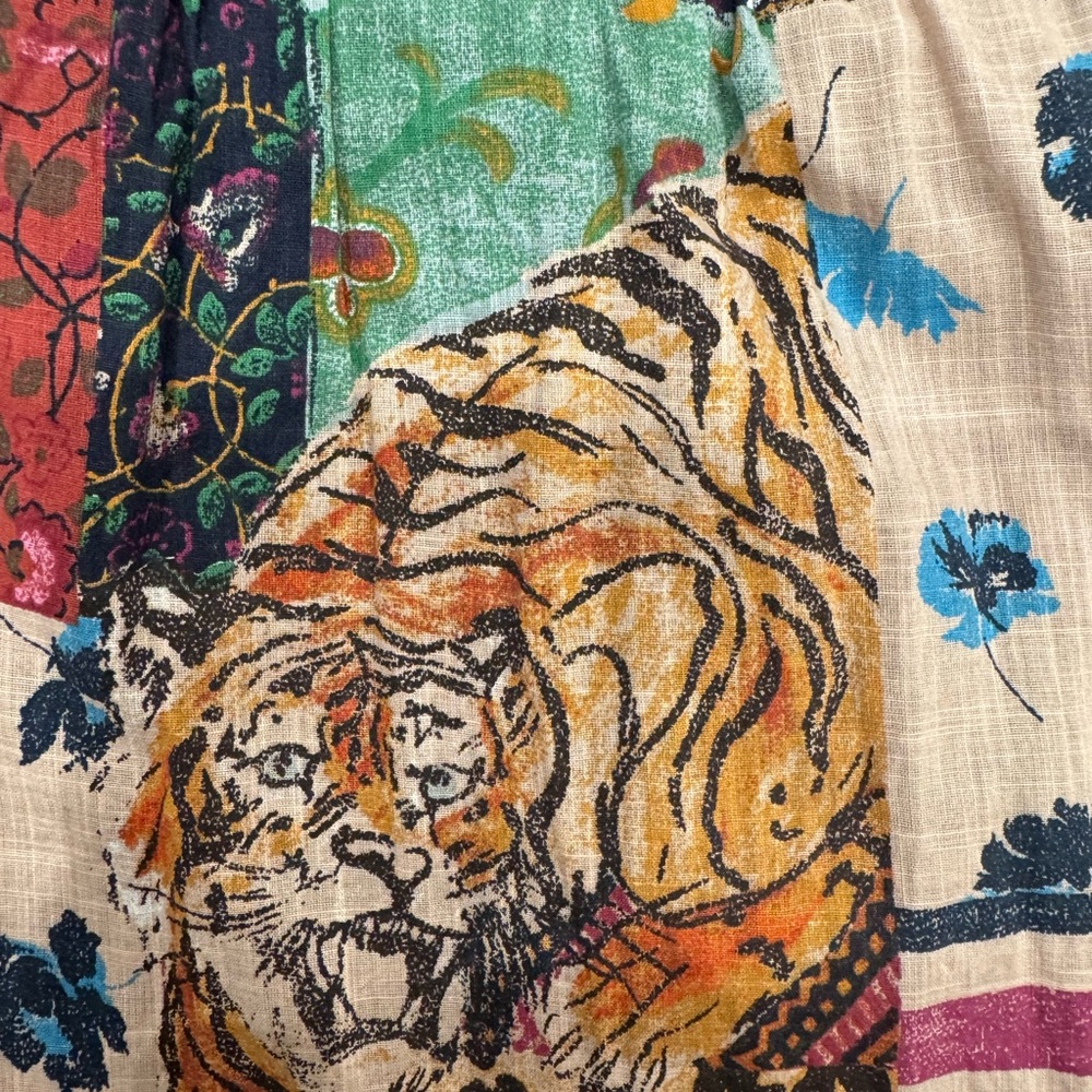 Pilcro Multicolor Patchwork Midi Dress - image 3